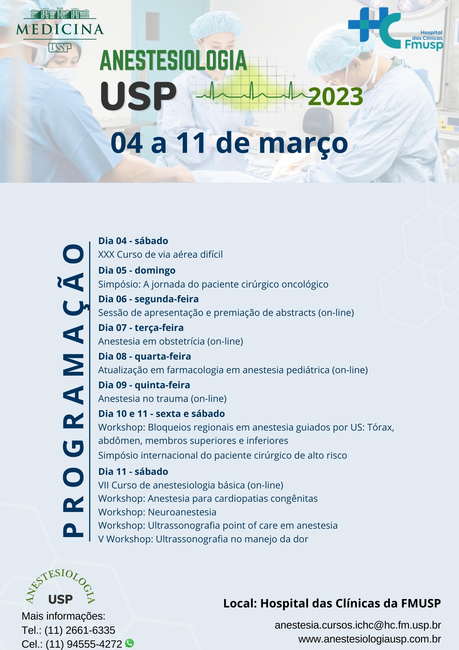 Congresso Latino Americano de Anestesiologia 2023 - WFSA
